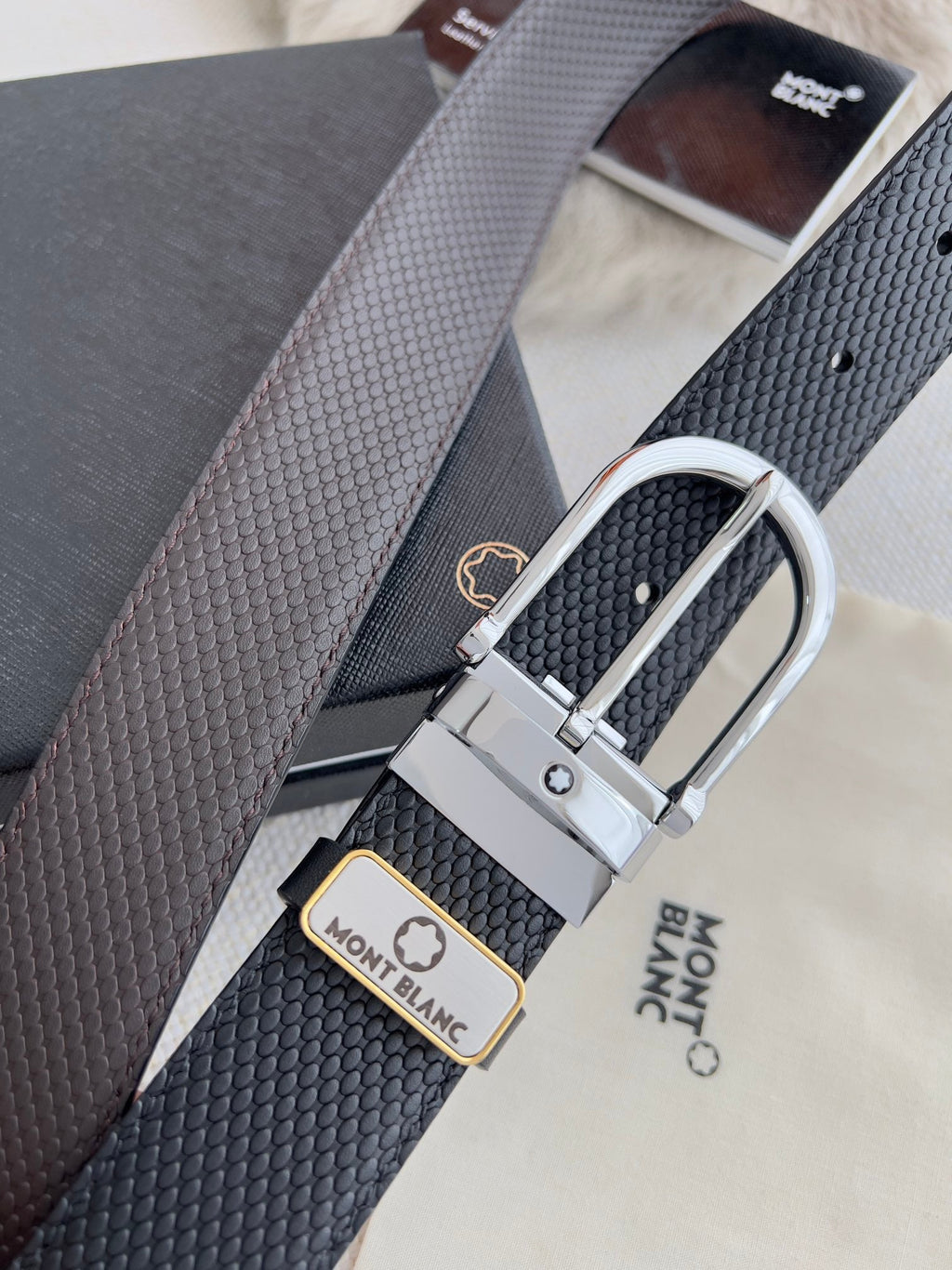Men's Genuine Leather Belt – Slim Pin Buckle | 3.5cm | Business & Casual | Luxury Packaged