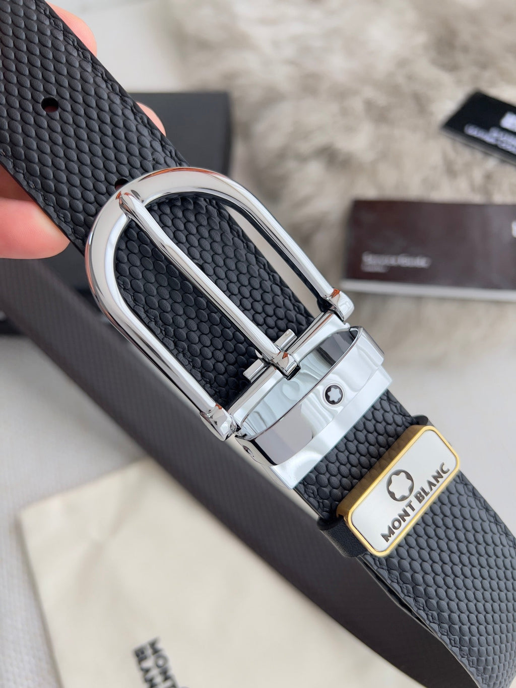 Men's Genuine Leather Belt – Slim Pin Buckle | 3.5cm | Business & Casual | Luxury Packaged