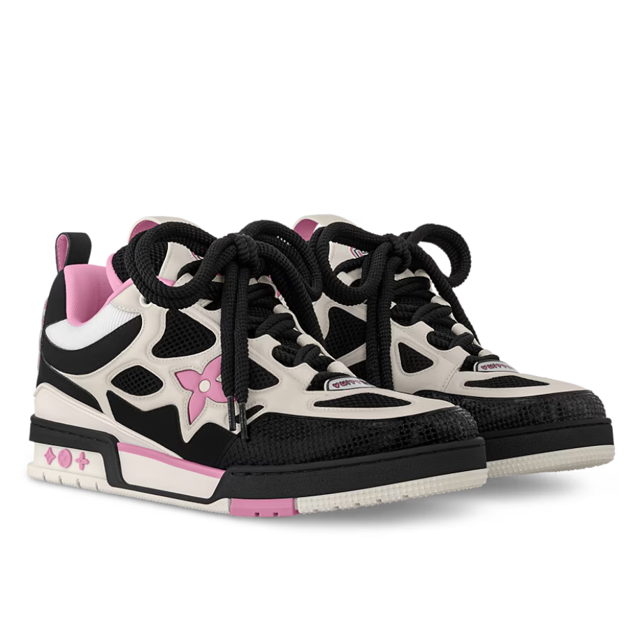 Louis Vuitton LV Skate Sneaker ‘Black/White Pink Accent’