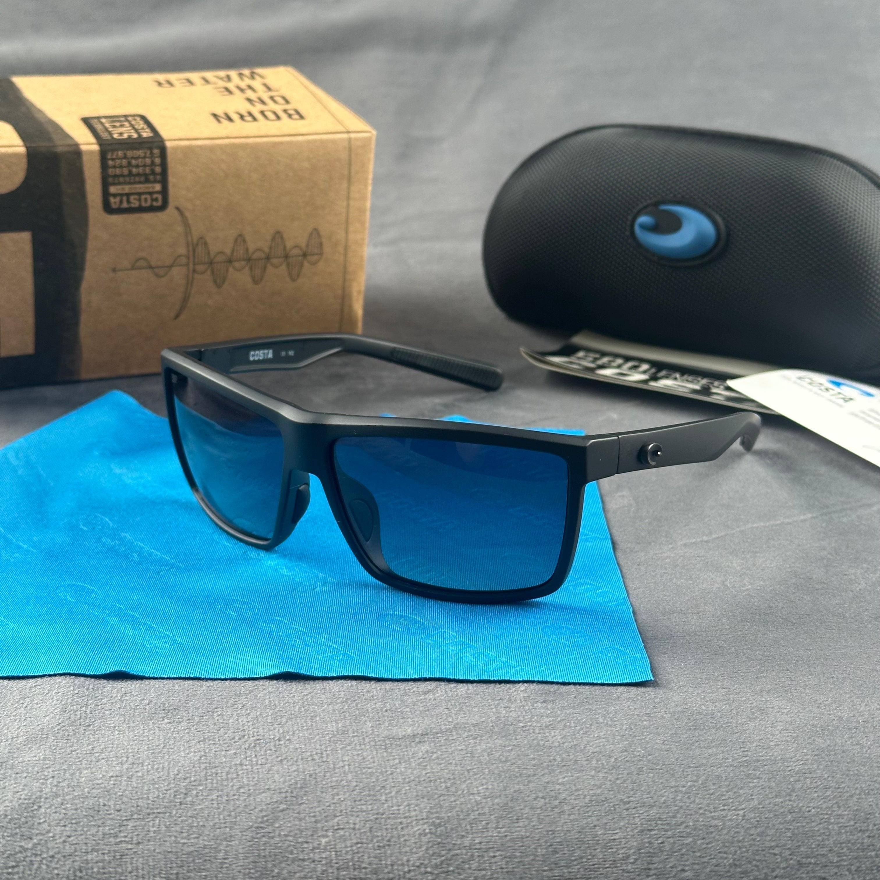 Performance Polarized Sport Sunglasses - Lightweight Matte Wrap Frame