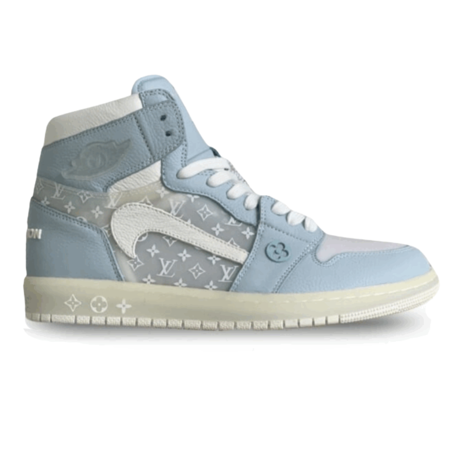 Nike Air Jordan 1 x LV – Monogram Sky Edition