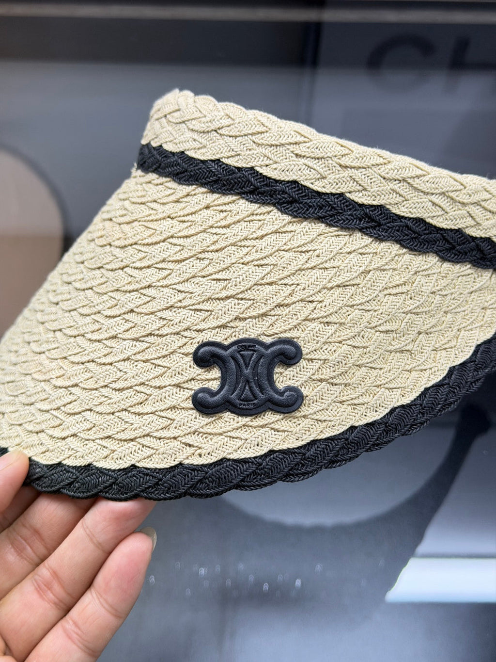 Summer Straw Sun Visor - Breathable Wide Brim Beach Cap for Women
