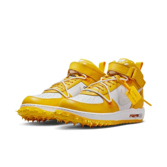 Nike Air Force 1 Mid  X Off-White SP Leather 'Varsity Maize'