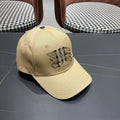 Classic Heritage Embroidered Baseball Cap - Adjustable Khaki Hat