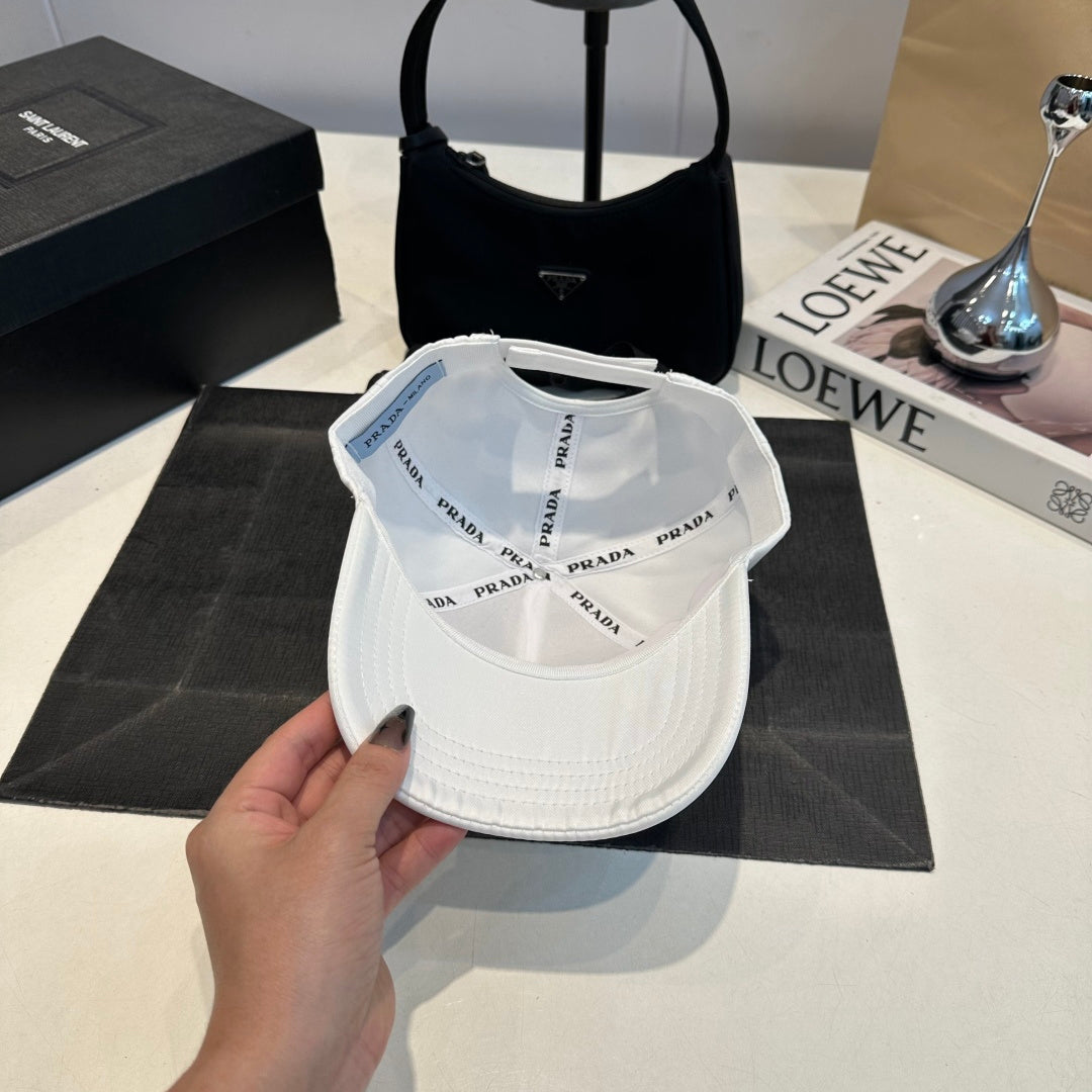 Elegant Embroidered Letter Baseball Cap