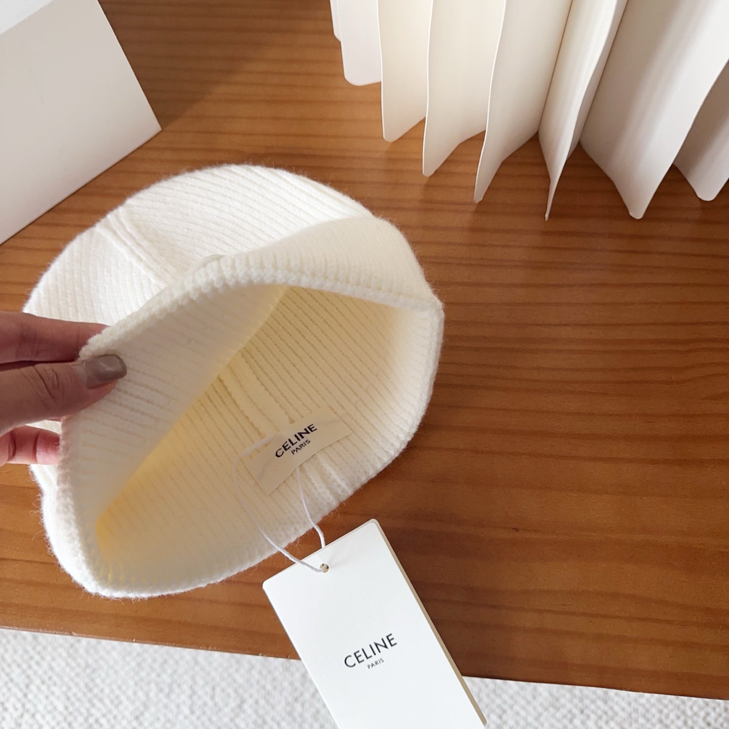 CL Beanie in White