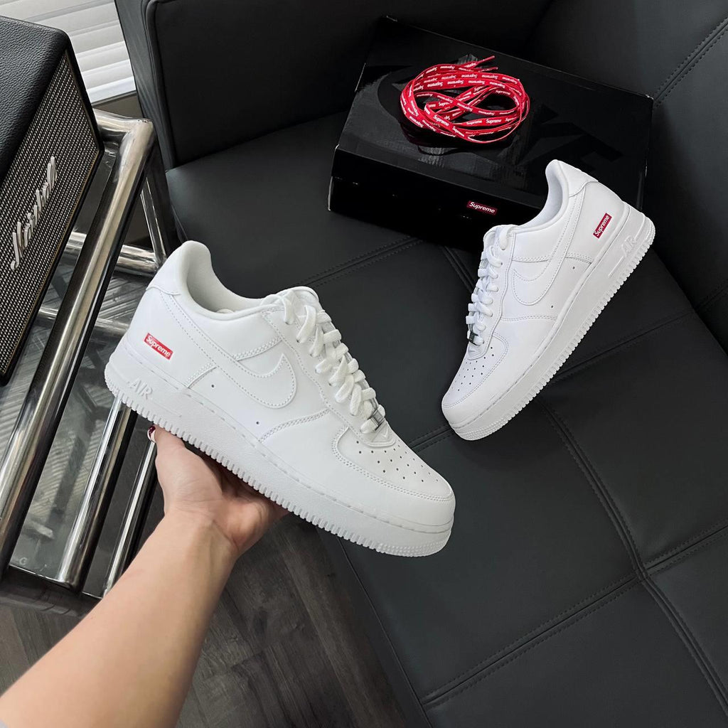 Nike  Air Force 1x Supreme Low 'Box Logo - White'