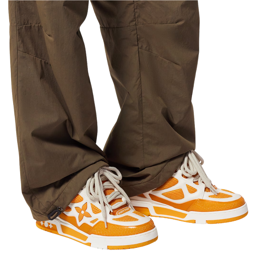 Louis Vuitton LV Skate Sneaker ‘White/Orange Monogram Flower’