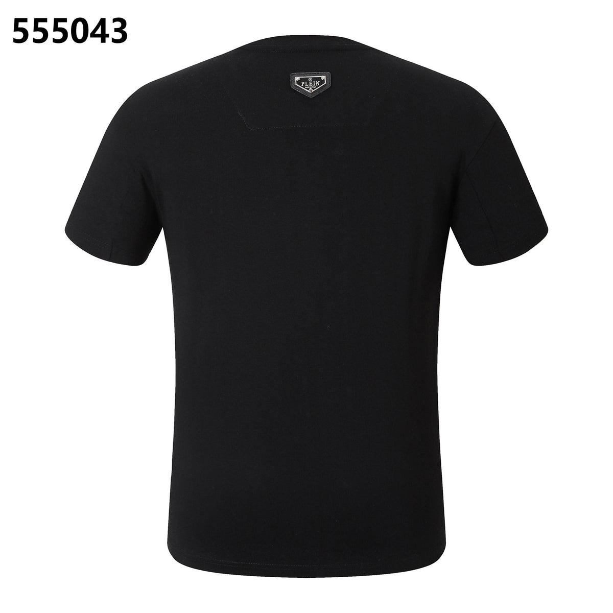 PHILIPP PLEIN Round-Neck T-Shirt with Skull and Eagle Design