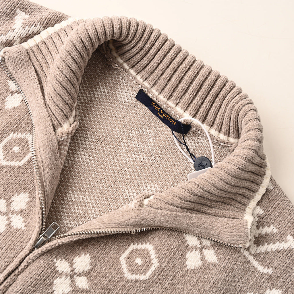 Louis Vuitton Monogram Jacquard Cotton Sweatshirt