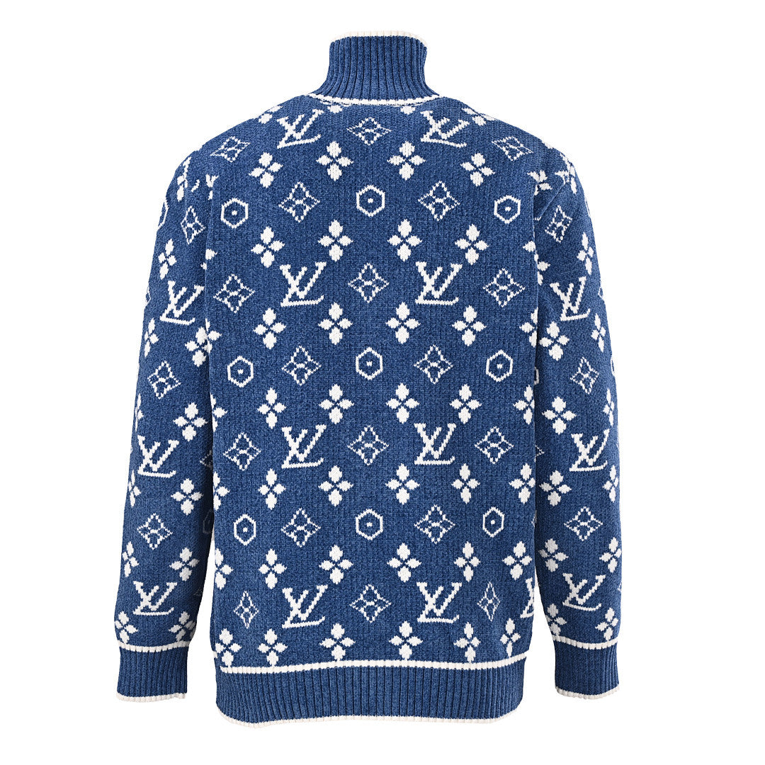 Louis Vuitton Monogram Jacquard Cotton Sweatshirt