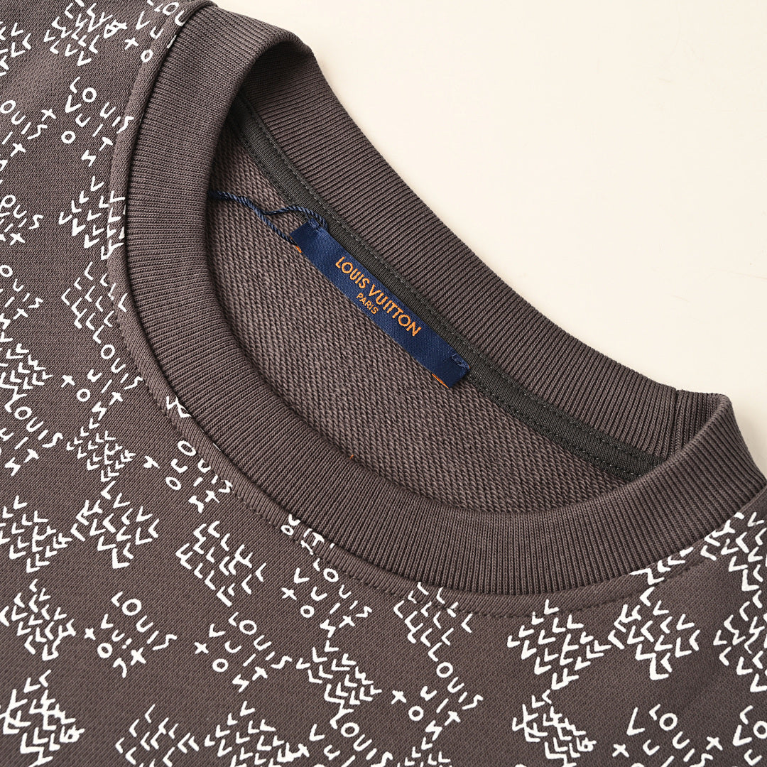Louis Vuitton Monogram Jacquard Cotton Sweatshirt