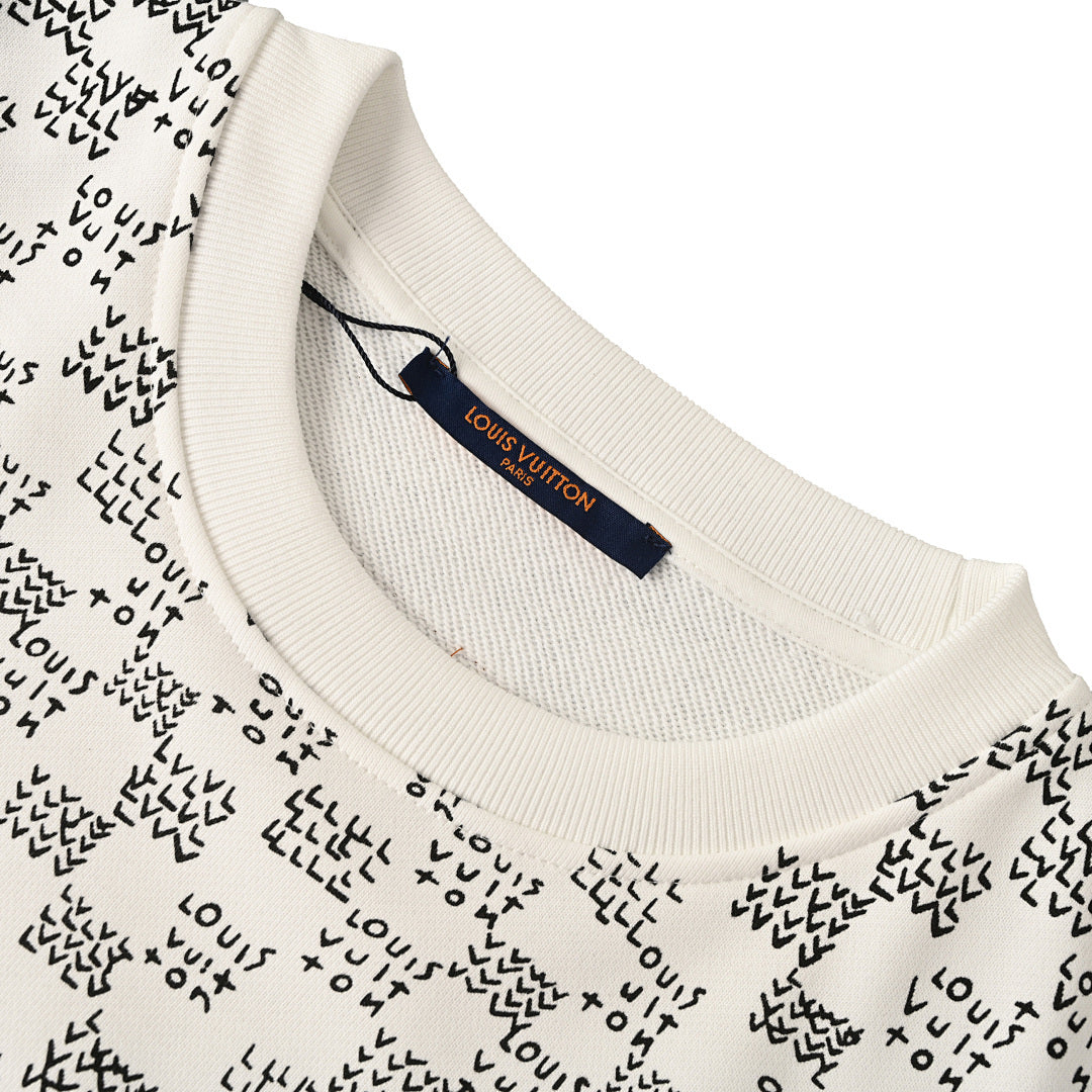 Louis Vuitton Monogram Jacquard Cotton Sweatshirt