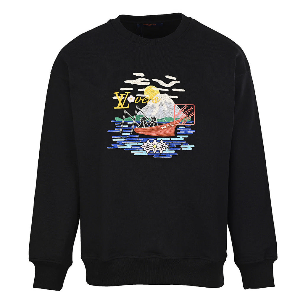 Louis Vuitton Monogram Jacquard Cotton Sweatshirt