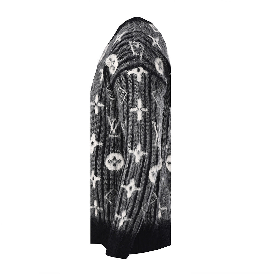 Louis Vuitton Monogram Jacquard Cotton Sweatshirt