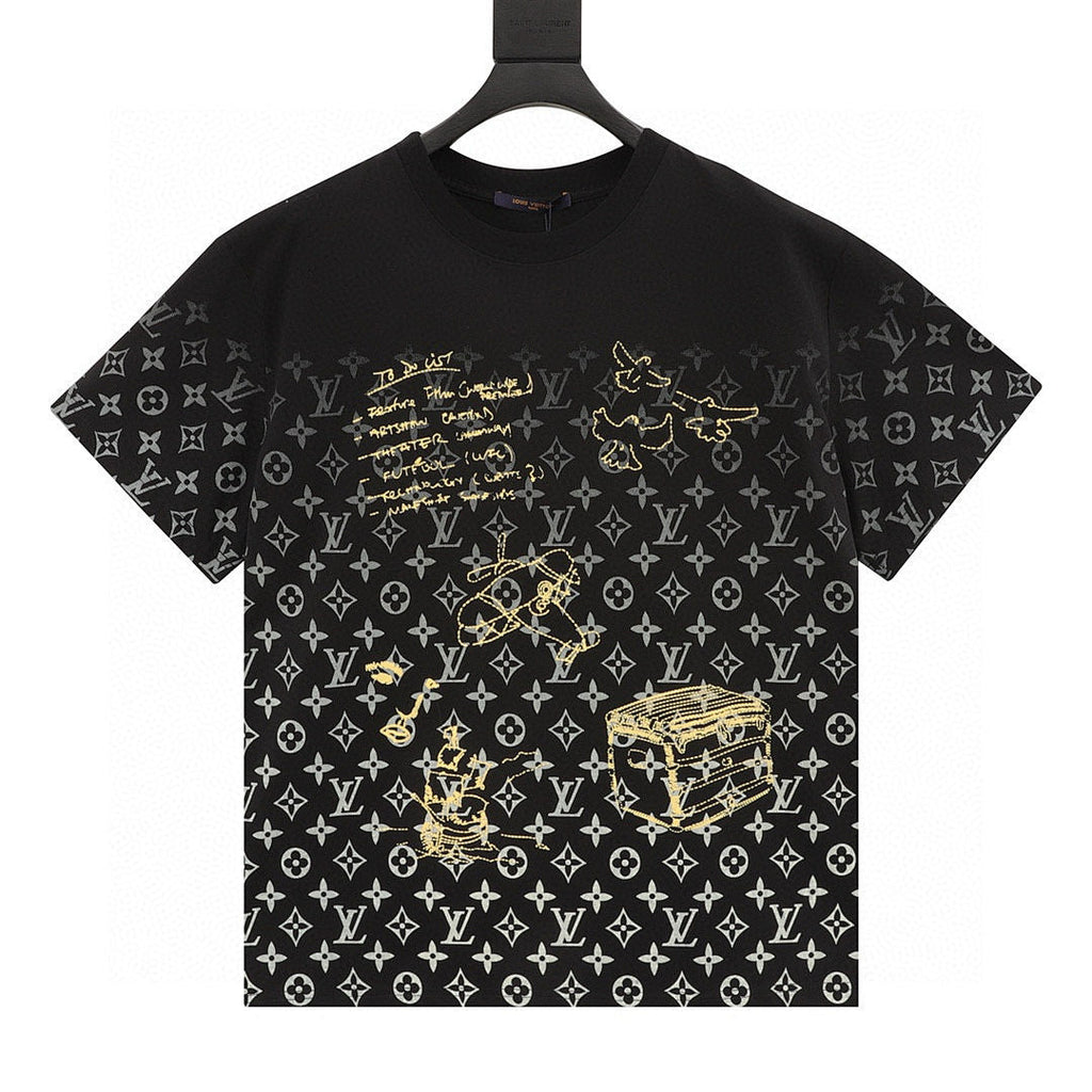 Louis Vuitton LV Circle Logo Cotton T-Shirt