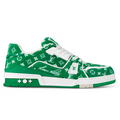 Louis Vuitton LV Trainer Sneaker ‘Green Monogram’