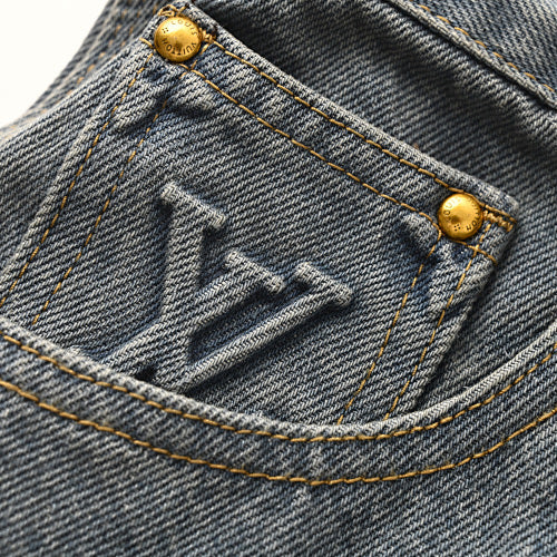 Louis Vuitton Monogram Slim-Fit Denim Jeans