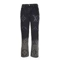 Louis Vuitton Logo-Print Slim-Fit Denim Jeans