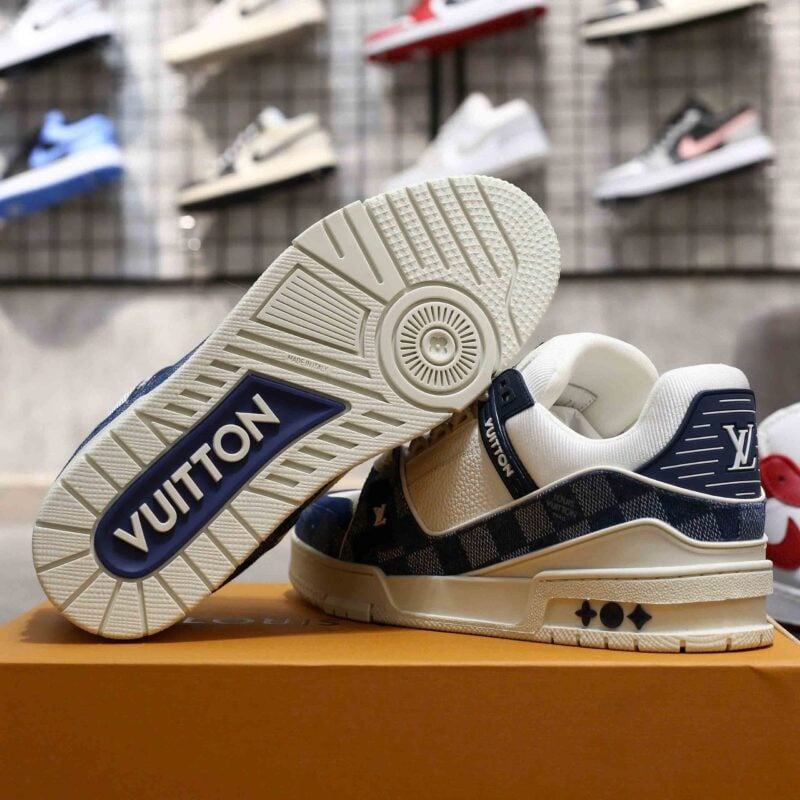 Louis Vuitton LV Trainer Sneaker ‘Damier Denim Blue’