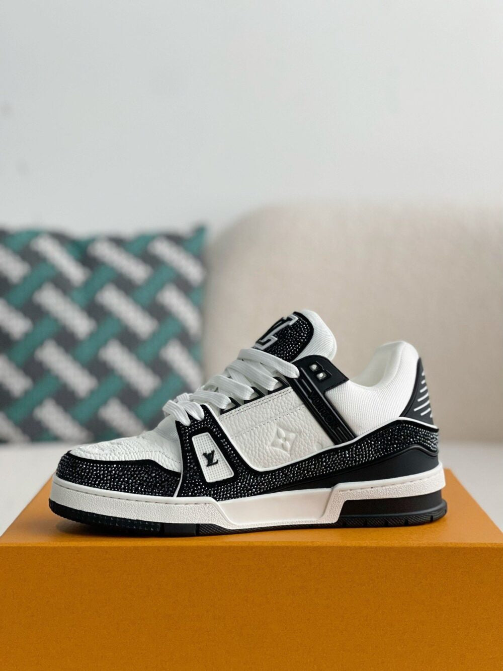 Louis Vuitton LV Trainer Sneaker ‘Denim Monogram Black Diamond’