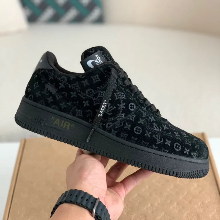 Louis Vuitton x Nike Air Force 1 Low ‘Triple Black’