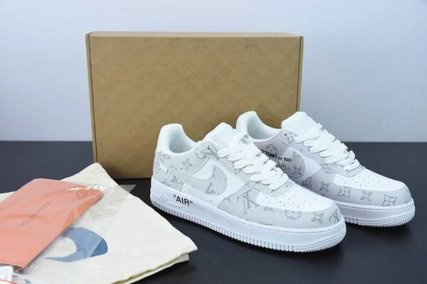 Louis Vuitton x Nike Air Force 1 Low ‘By Virgil Abloh White Gray’