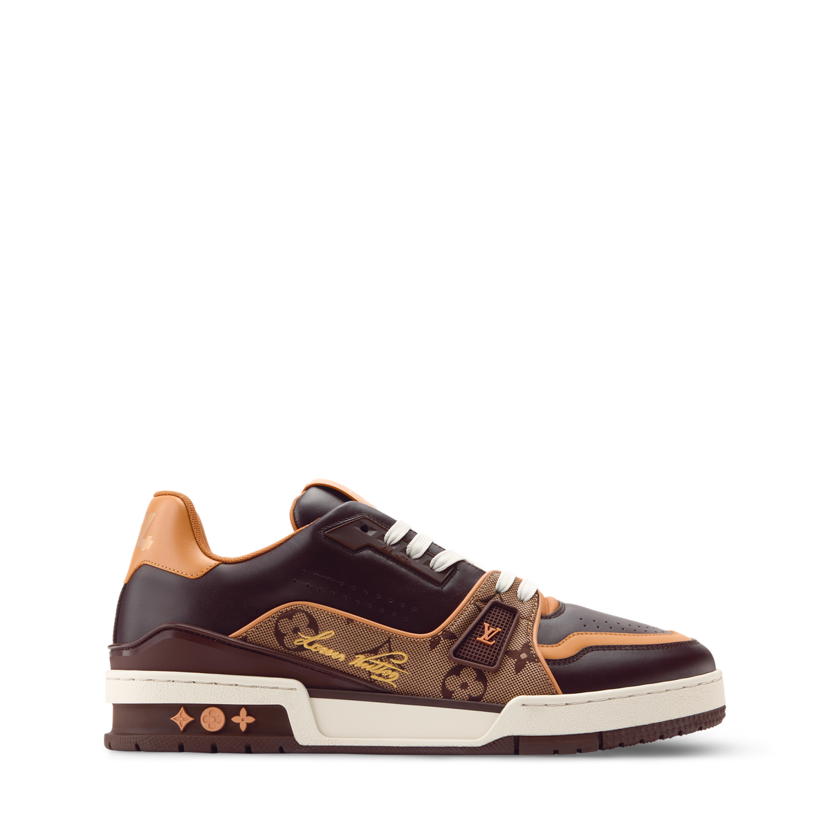 Louis Vuitton LV Trainer Brown Monogram Leather Sneaker