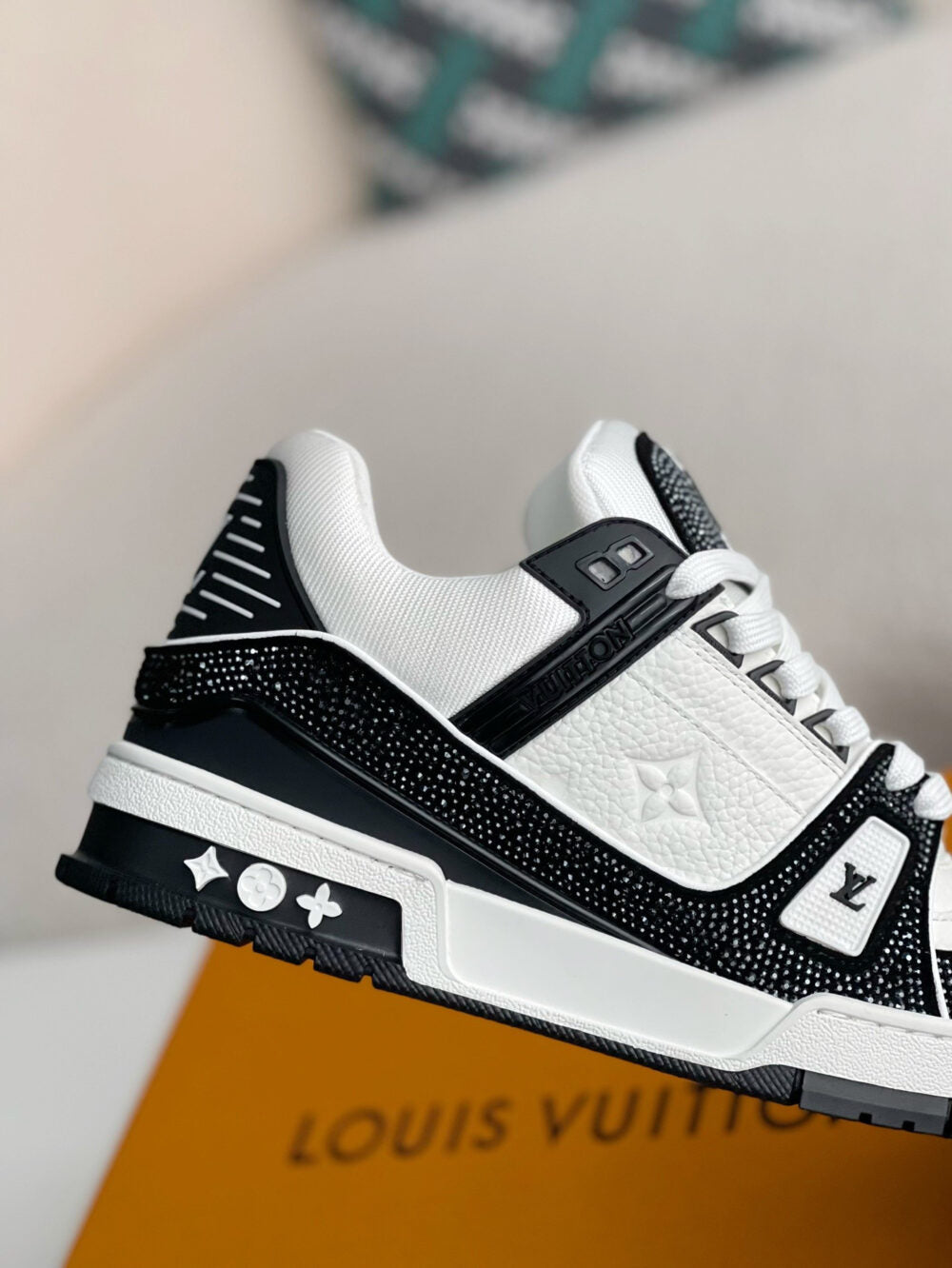 Louis Vuitton LV Trainer Sneaker ‘Denim Monogram Black Diamond’