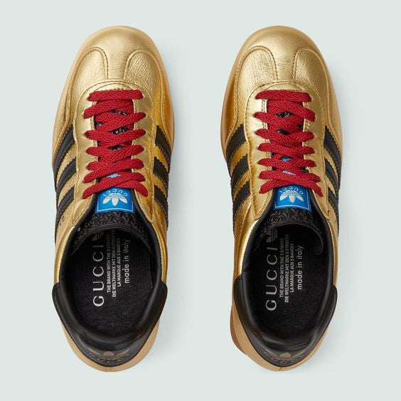 Adidas x Gucci Gazelle ‘Metallic Gold’