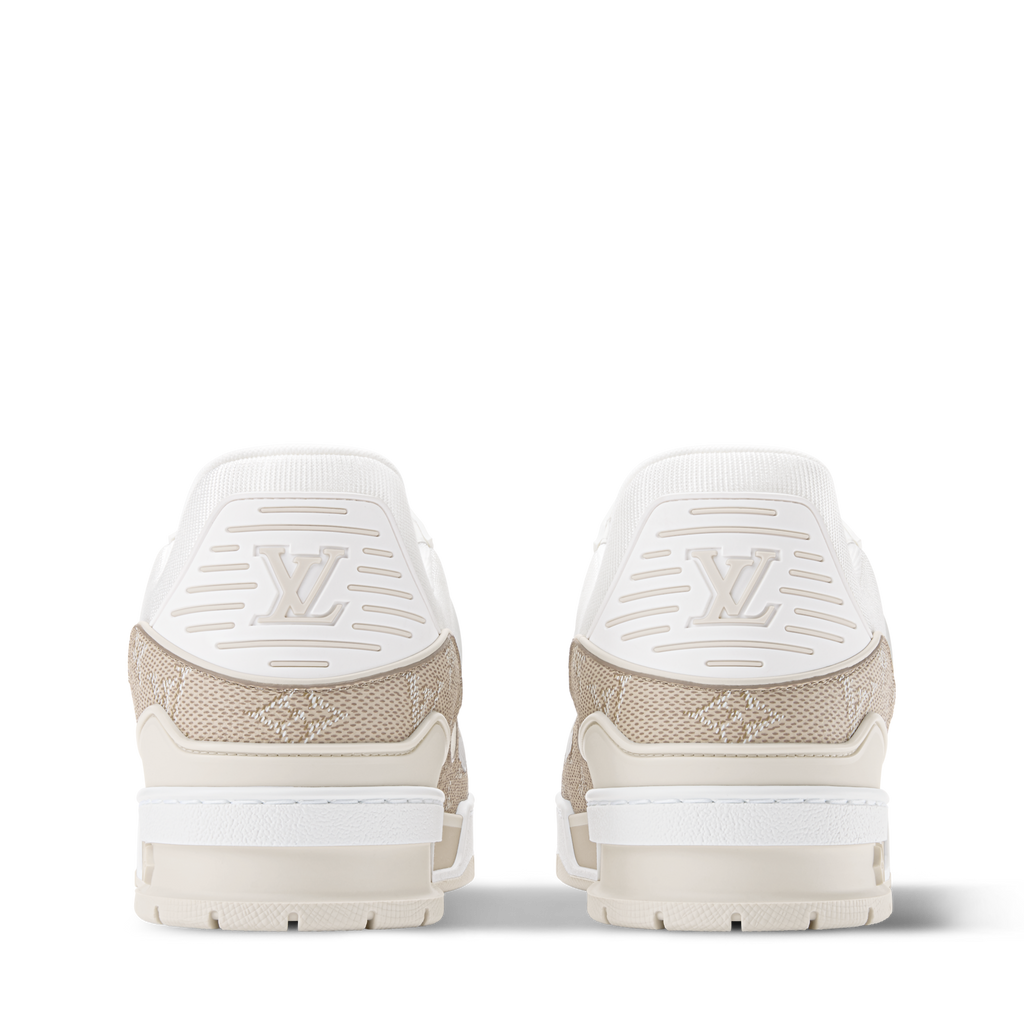 Louis Vuitton LV Trainer Beige Monogram Leather Sneaker