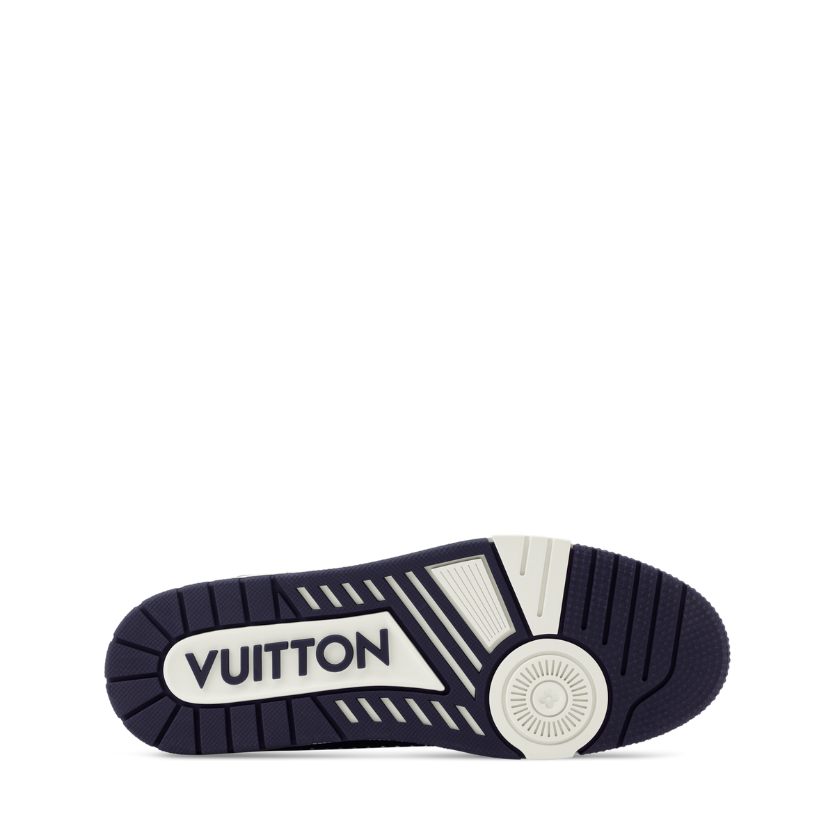Louis Vuitton LV Trainer Indigo Blue Denim Sneakers with Swarovski™ Pearls
