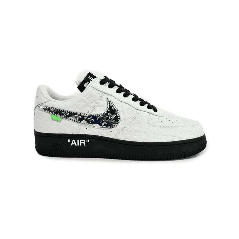 Louis Vuitton x Nike Air Force 1 Low ‘White Black Silver’