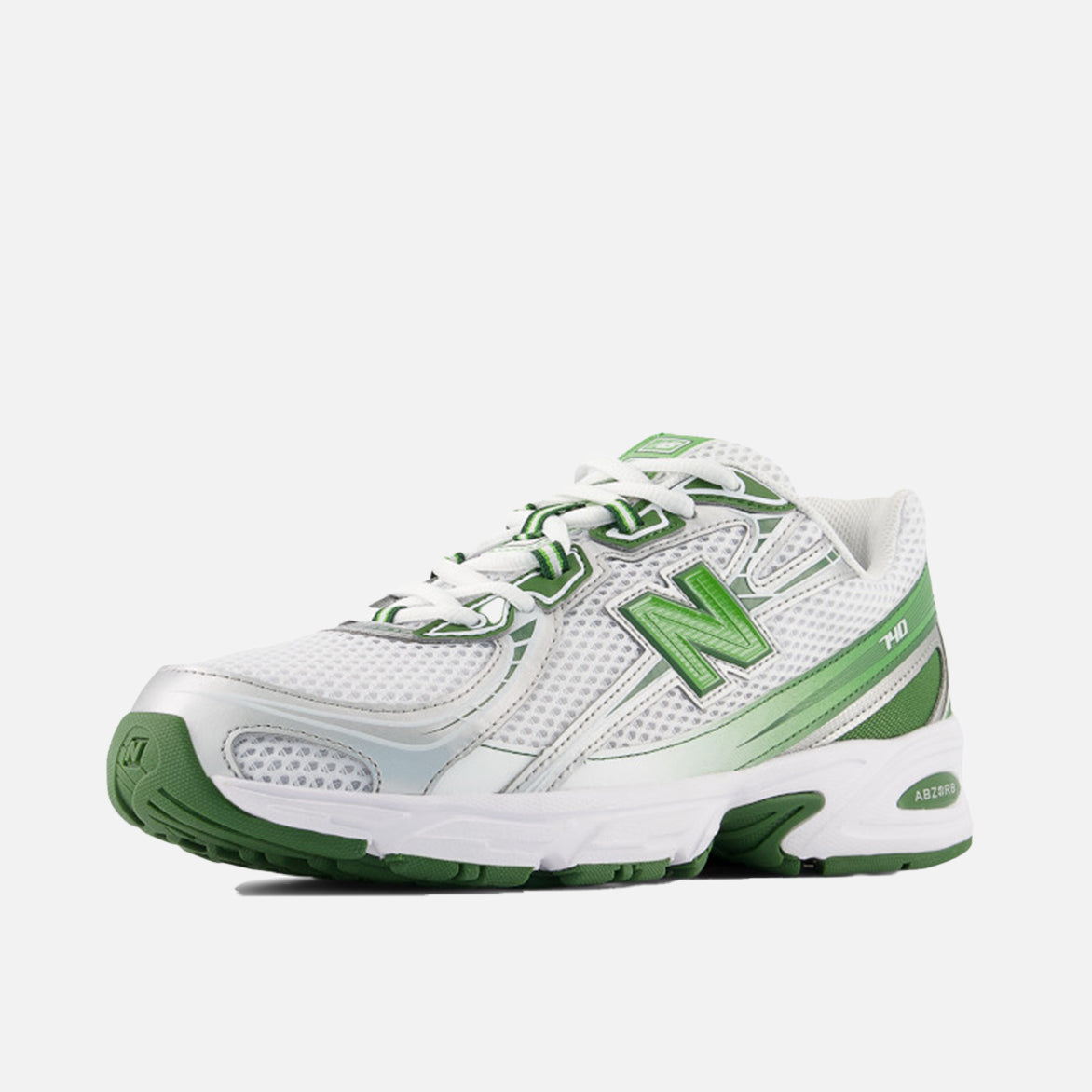 740 - WHITE / ALPINE GREEN