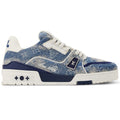 Louis Vuitton LV Trainer Blue #54 Limited
