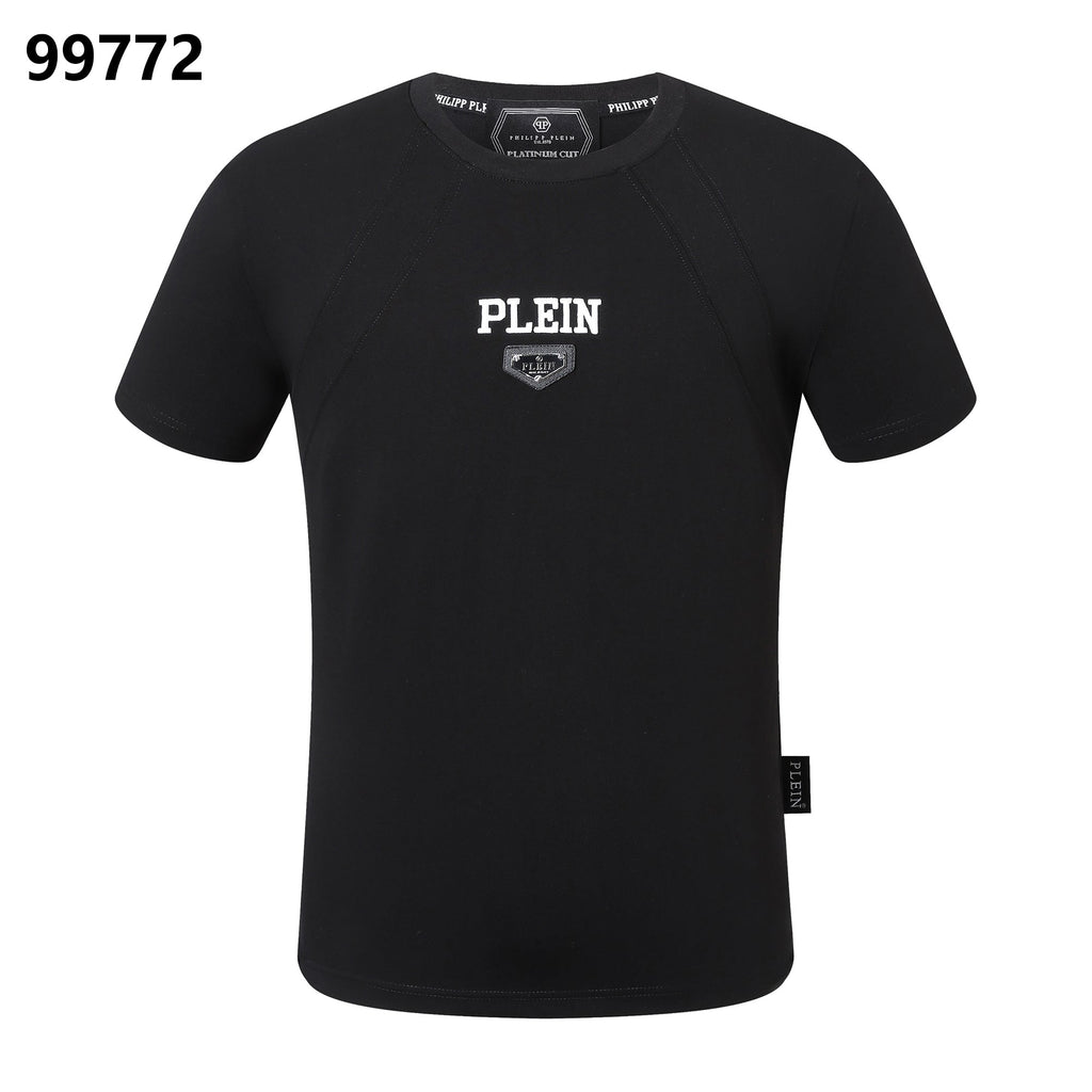 PHILIPP PLEIN Round-Neck T-Shirt with Letter Print