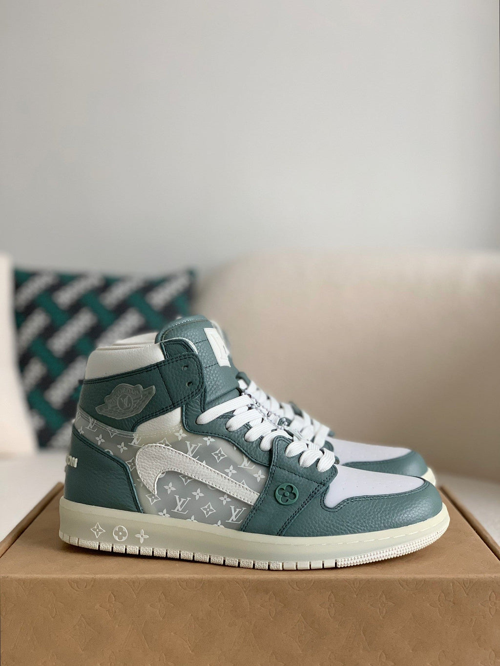 Nike Air Jordan 1 x LV High Custom by The Shoe Surgeon