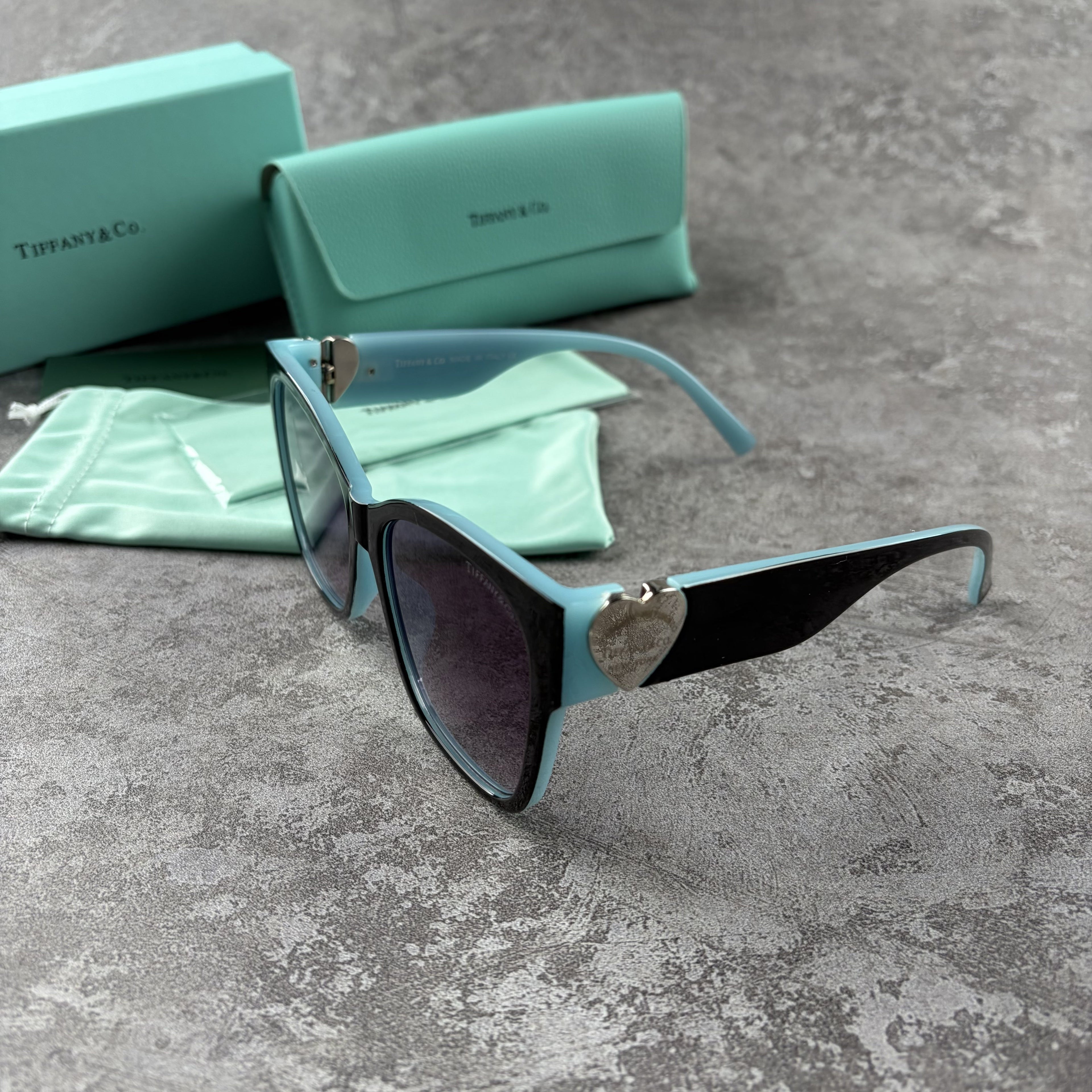 Women's Heart-Accent Cat-Eye Sunglasses | UV Protection Shades