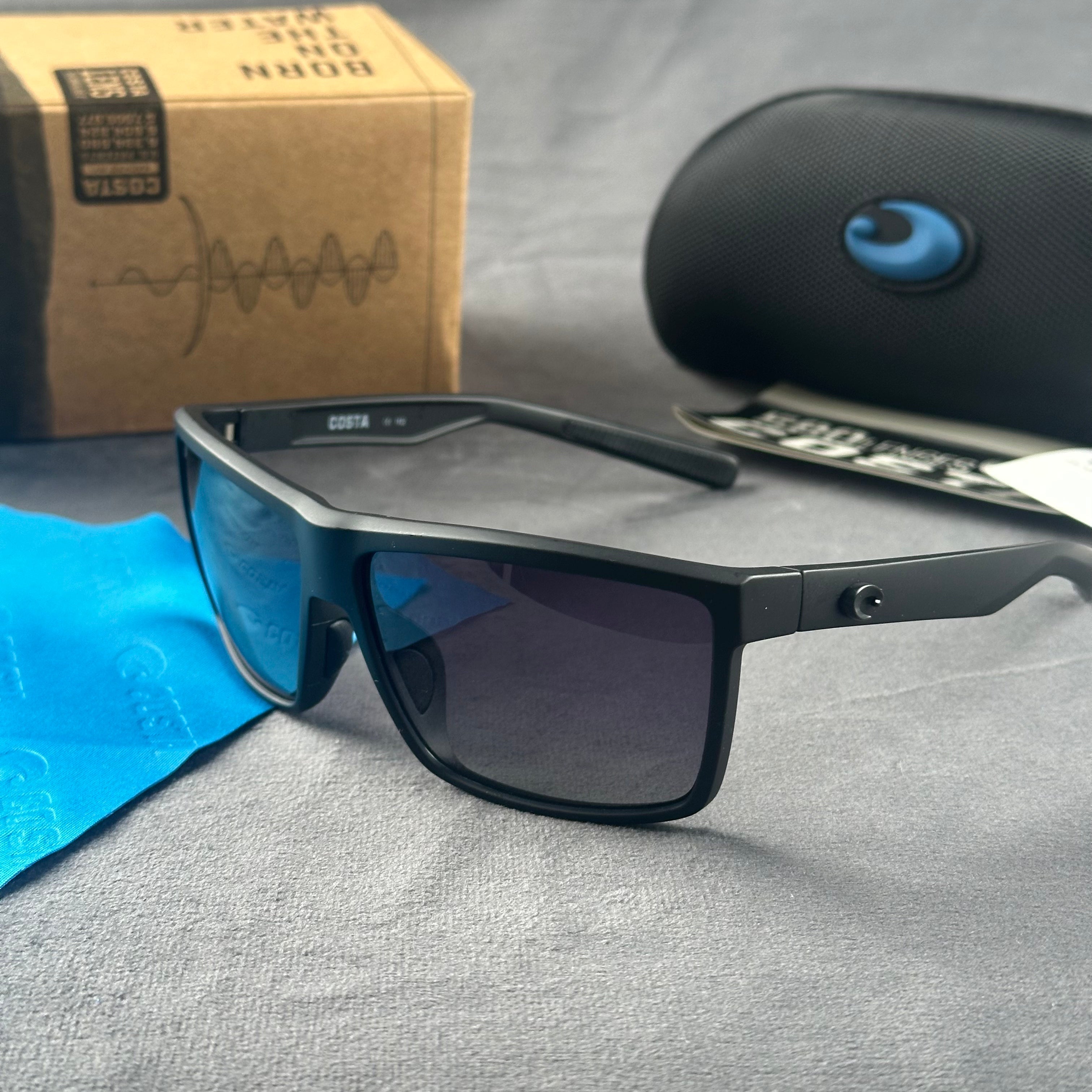 Performance Polarized Sport Sunglasses - Lightweight Matte Wrap Frame