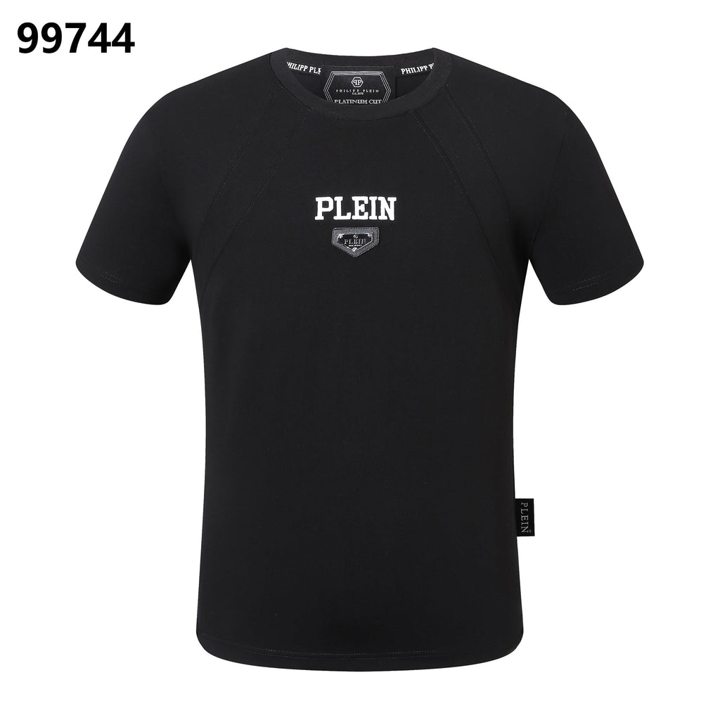 PHILIPP PLEIN Skull-Printed Crew-Neck T-Shirt with Rhinestones