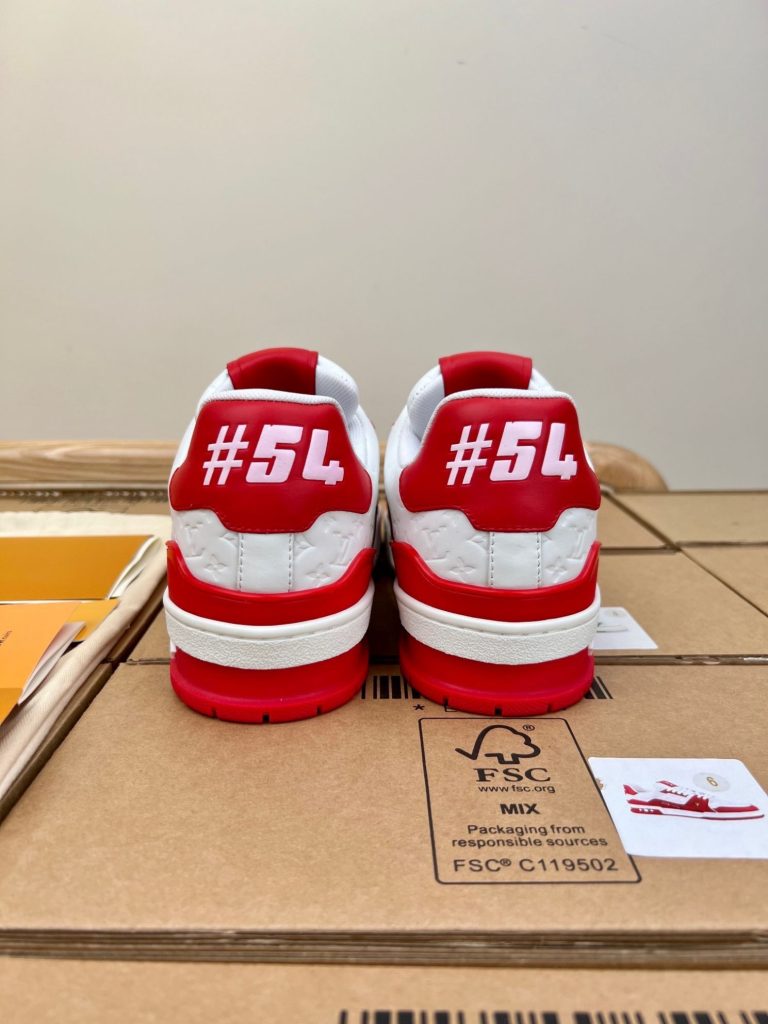 Louis Vuitton LV ’54’ Trainer Red White Sneaker