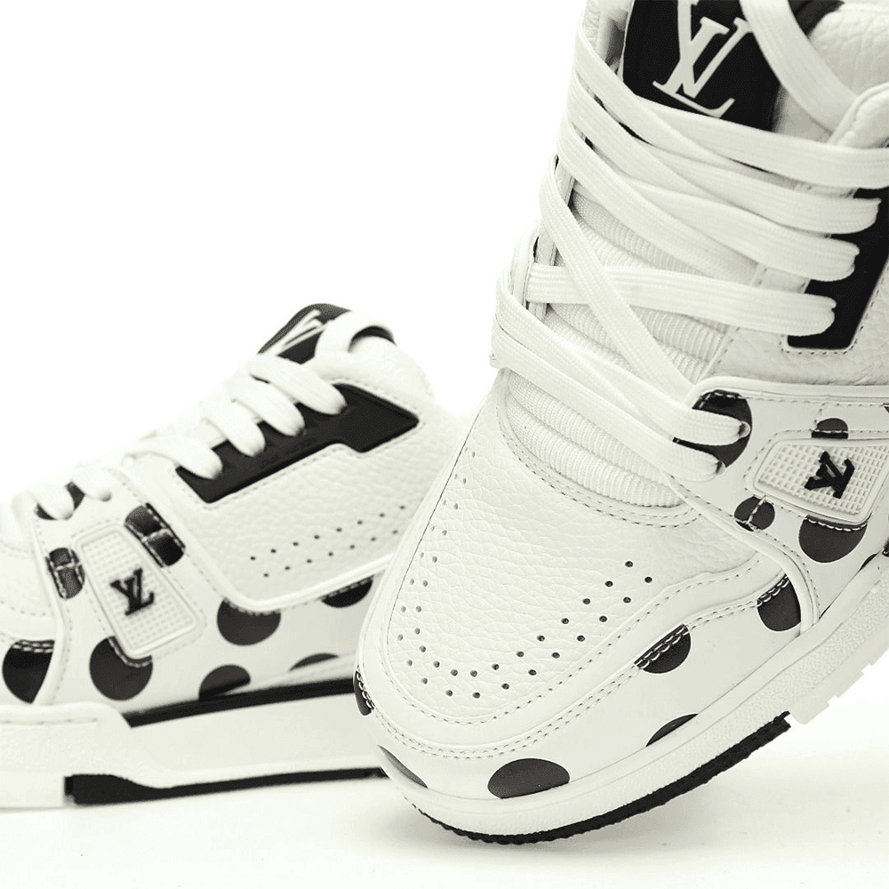 Louis Vuitton LV Trainer Sneaker x Yayoi Kusama 'Black'