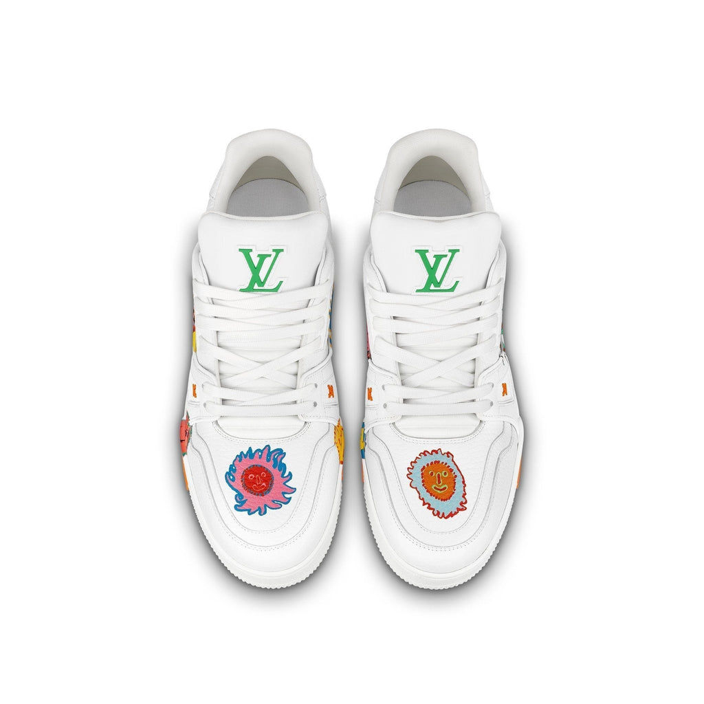 Louis Vuitton x Yayoi Kusama Trainer "White Print"